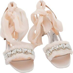 Women's Tana Heeled Sandal Badgley Mischka Soft Nude US 6.5